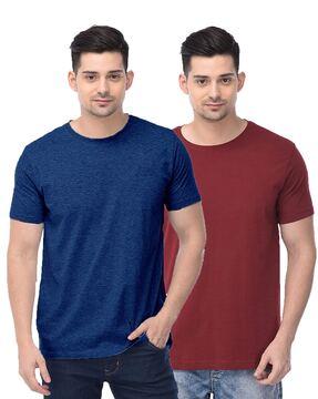 men pack of 2 regular fit crew-neck t-shirts