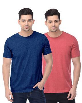 men pack of 2 regular fit crew-neck t-shirts