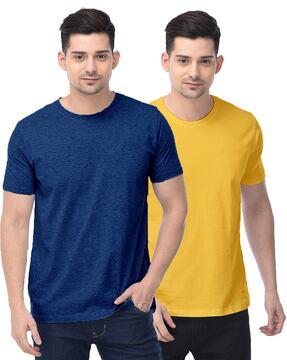 men pack of 2 regular fit crew-neck t-shirts