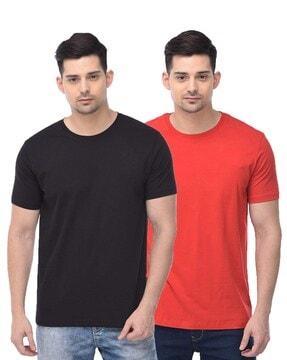 men pack of 2 regular fit crew-neck t-shirts