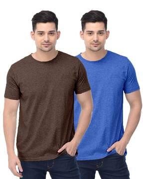 men pack of 2 regular fit crew-neck t-shirts