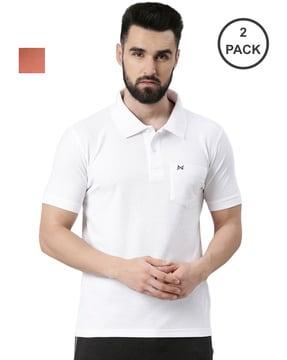 men pack of 2 regular fit polo t-shirts