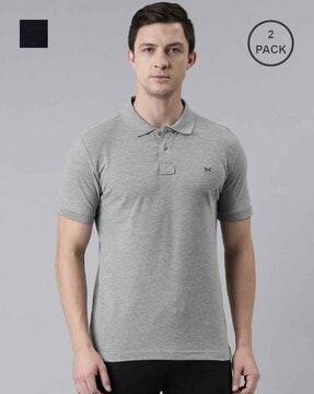 men pack of 2 regular fit polo t-shirts