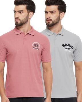 men pack of 2 regular fit polo t-shirts