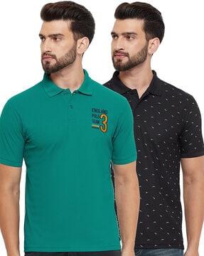 men pack of 2 regular fit polo t-shirts