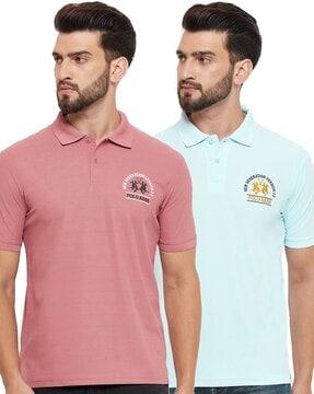 men pack of 2 regular fit polo t-shirts