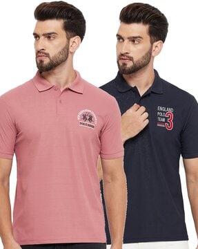 men pack of 2 regular fit polo t-shirts