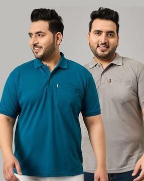 men pack of 2 regular fit polo t-shirts