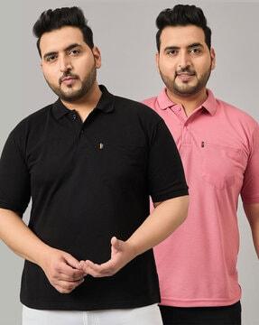 men pack of 2 regular fit polo t-shirts