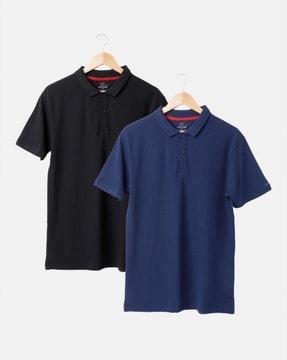 men pack of 2 relaxed fit polo t-shirts