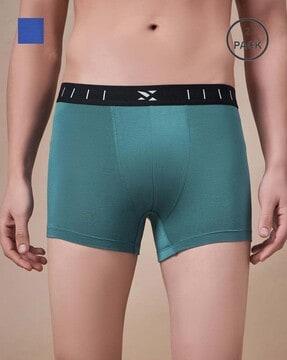 men pack of 2 trunks with elasticated waistband