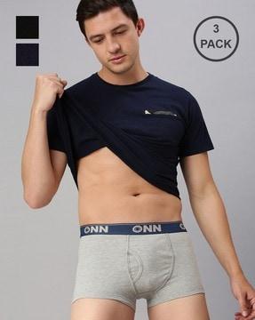 men pack of 3 cotton trunks