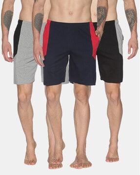 men pack of 3 regular fit bermudas