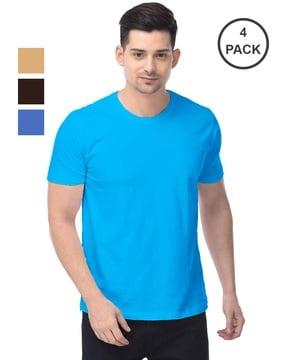 men pack of 4 regular fit t-shirts