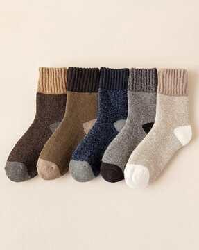 men pack of 5 mid-calf length socks