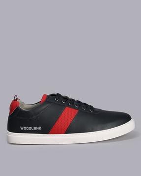 men panelled lace-up shoes