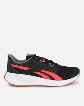 men panelled low-top running shoes