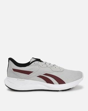 men panelled low-top running shoes