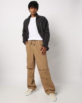 men parachute fit pants