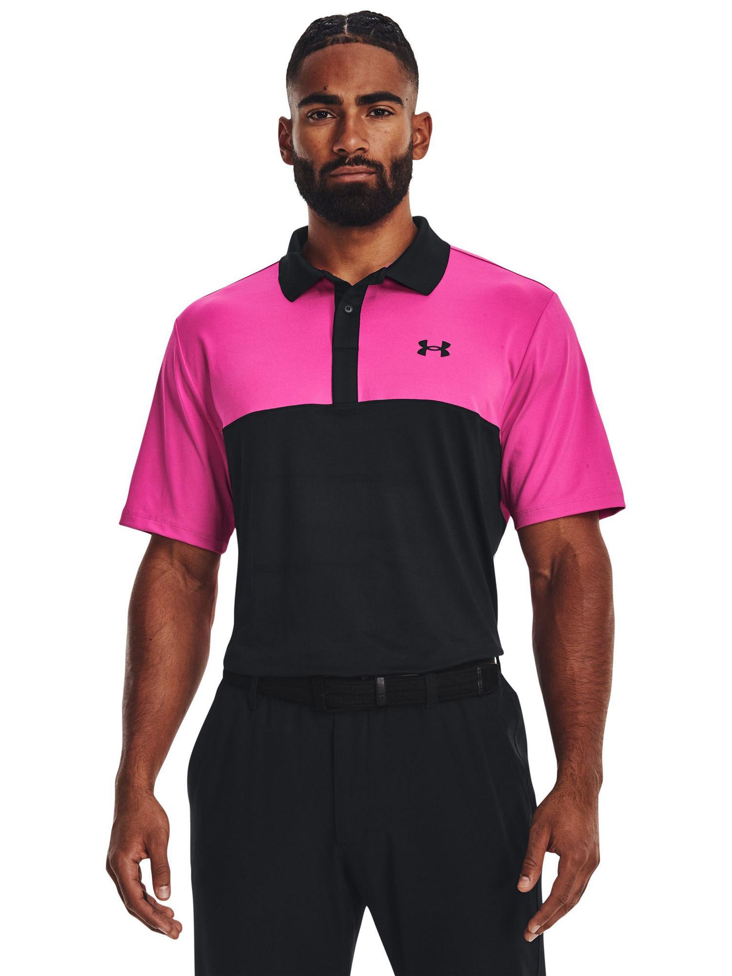 men performance 3.0 colorblock polo t-shirt - black