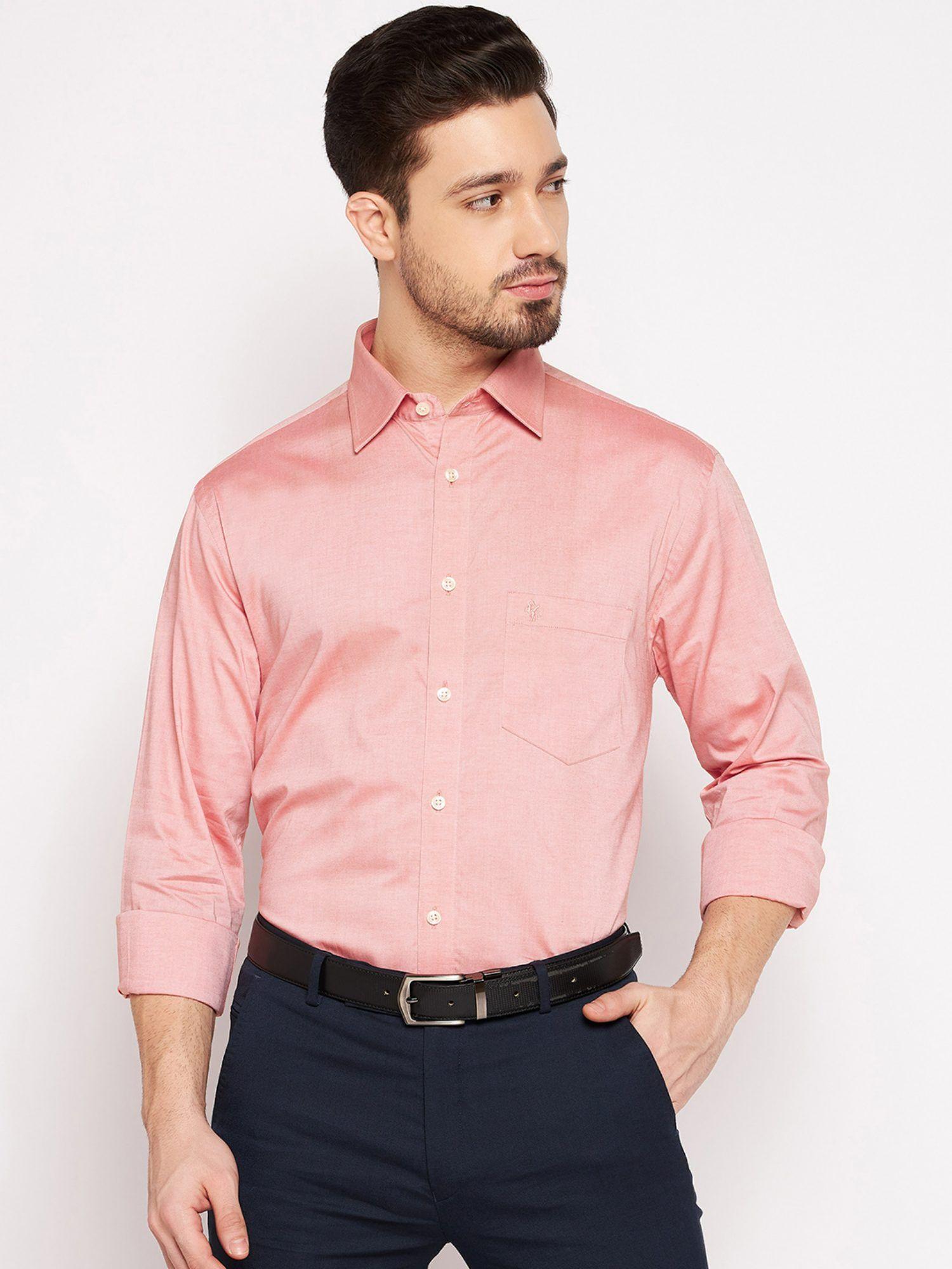 men pink shirt