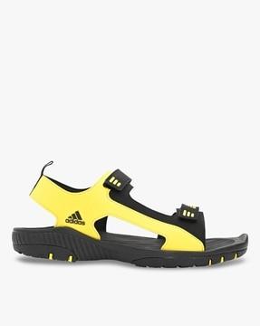 men plodzee slip-on sandals with velcro closure