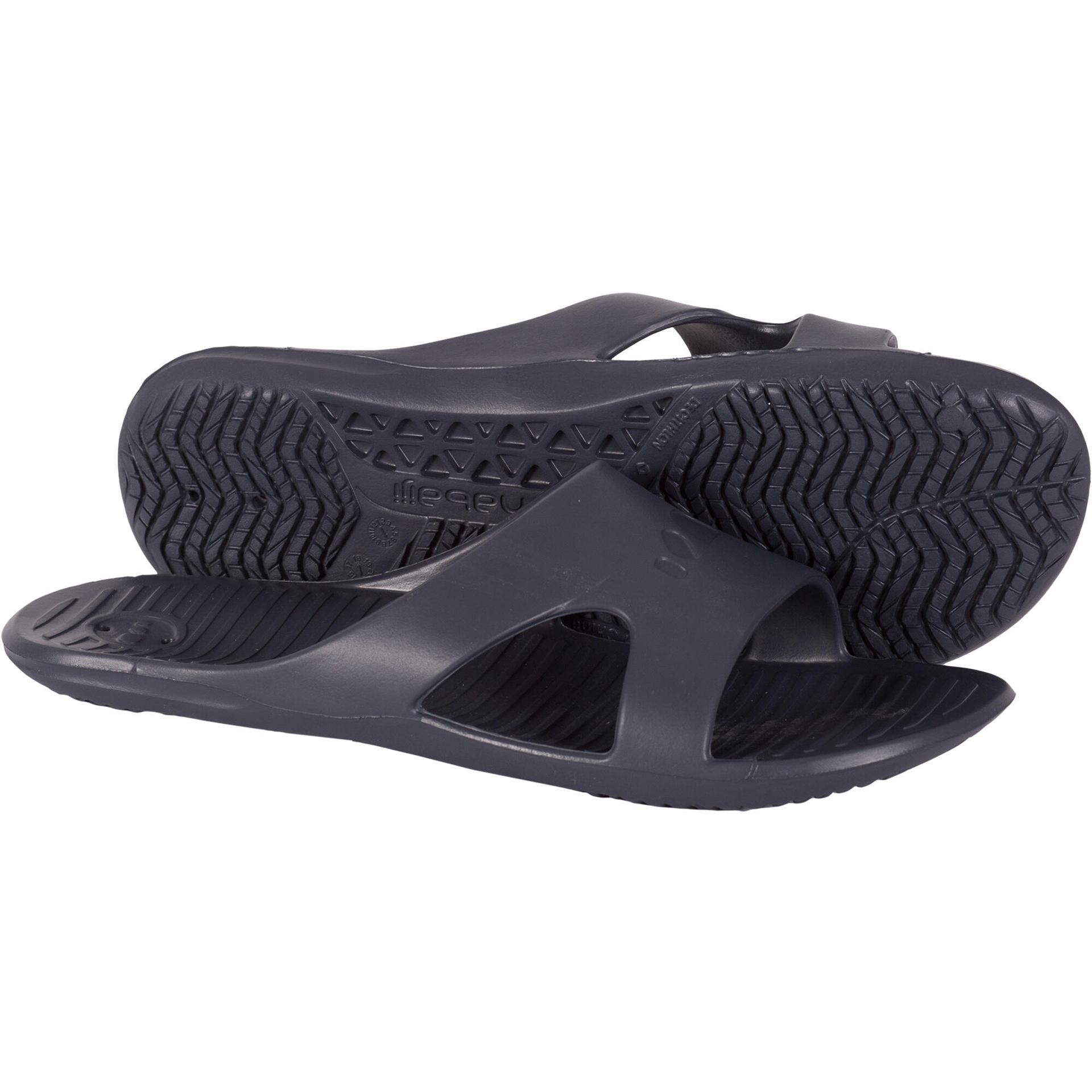 men pool sandals slap 100 basic grey