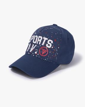 men printed baseball cap