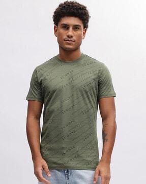 men printed cotton t-shirt