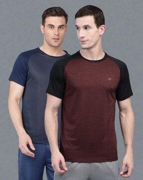 men printed regular fit round-neck t-shirt