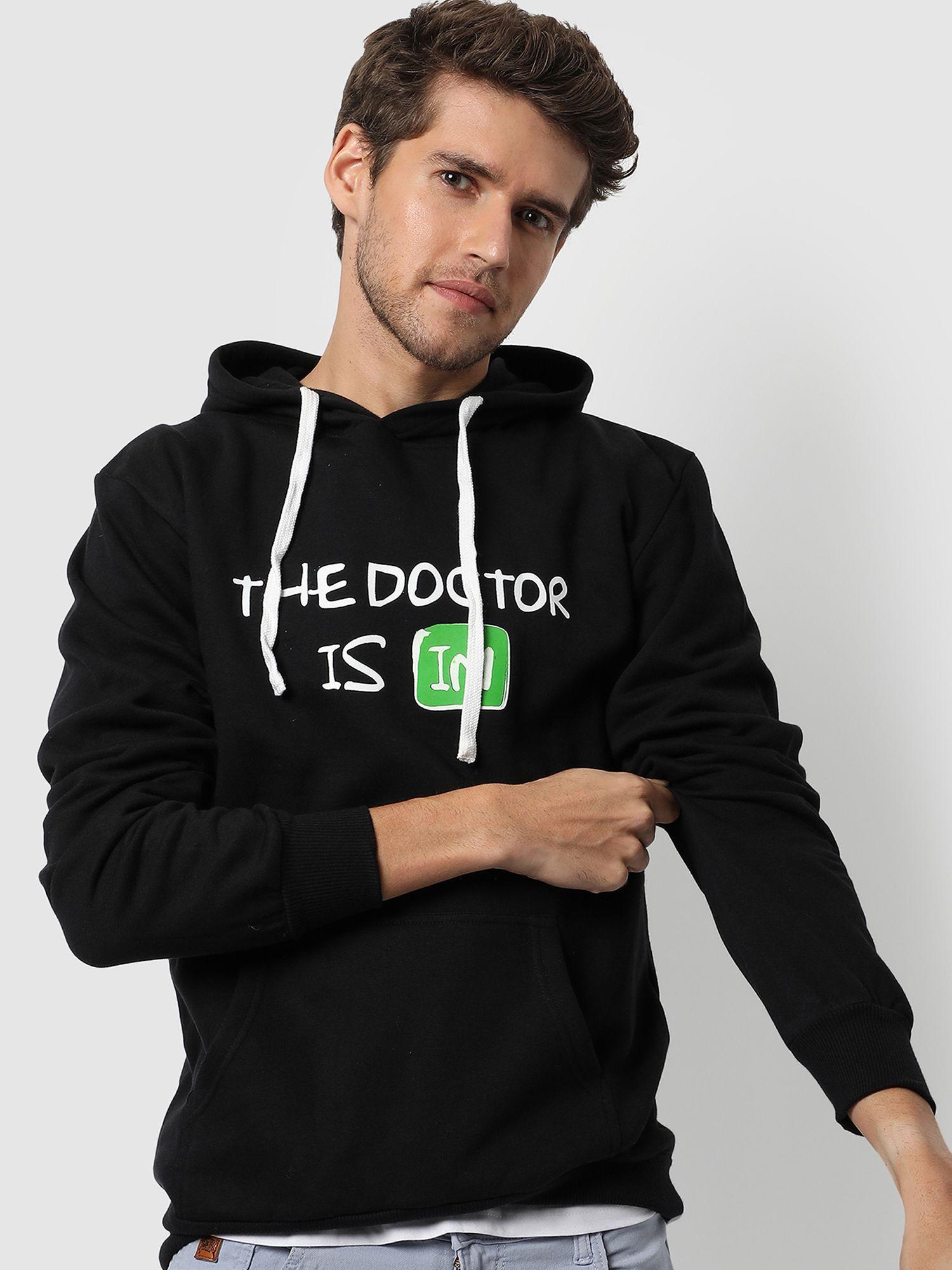 men printed stylish hooded sweatshirts