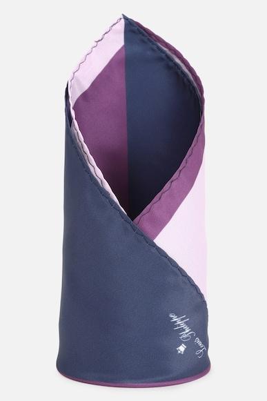 men purple patterned party pocket square