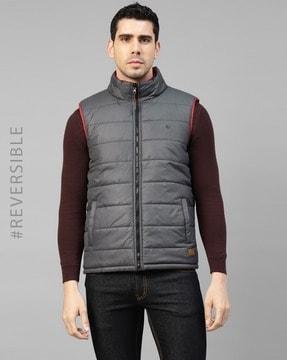 men quilted gillet jacket