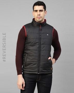 men quilted gillet jacket