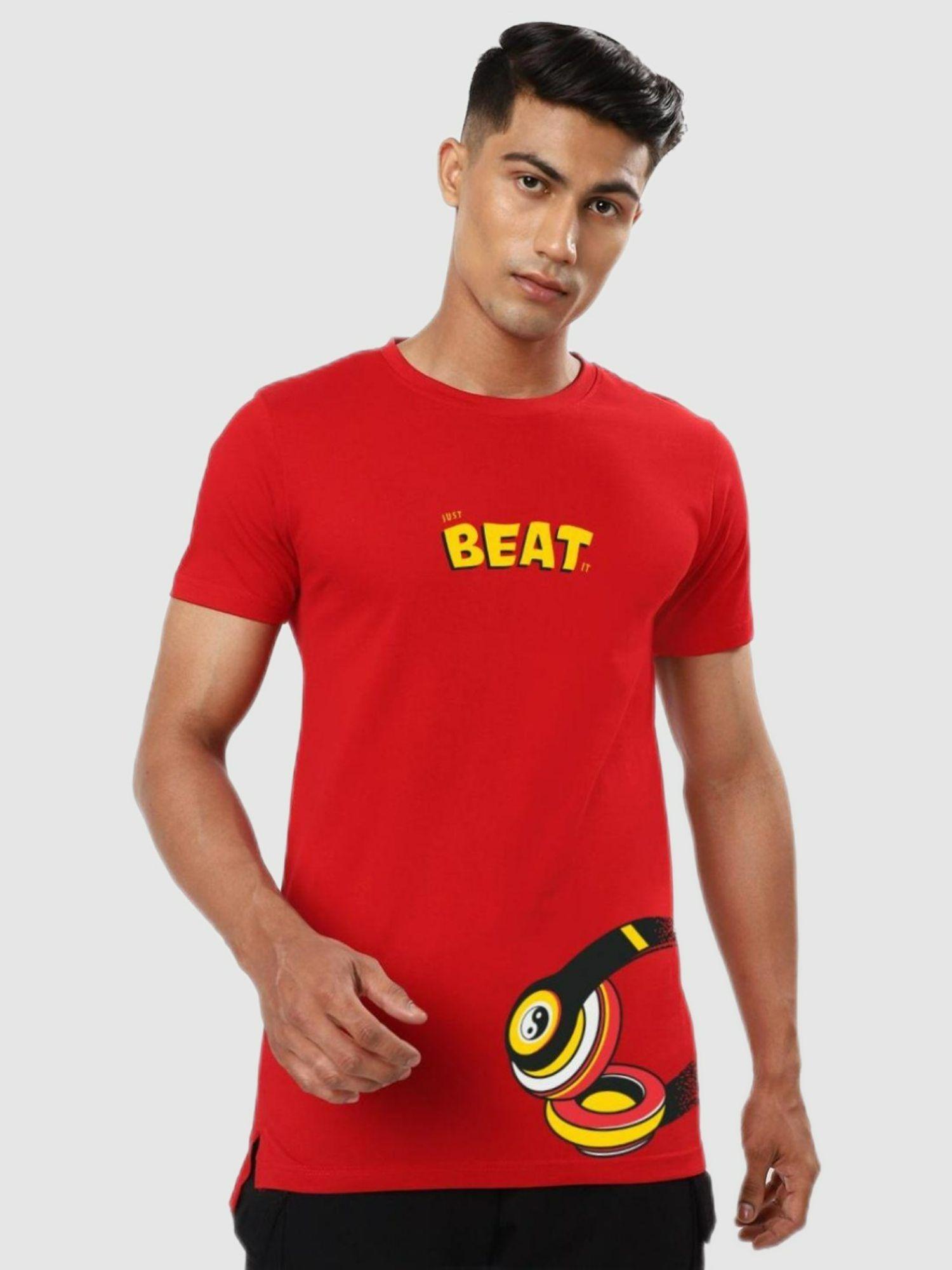 men red graphic t-shirt