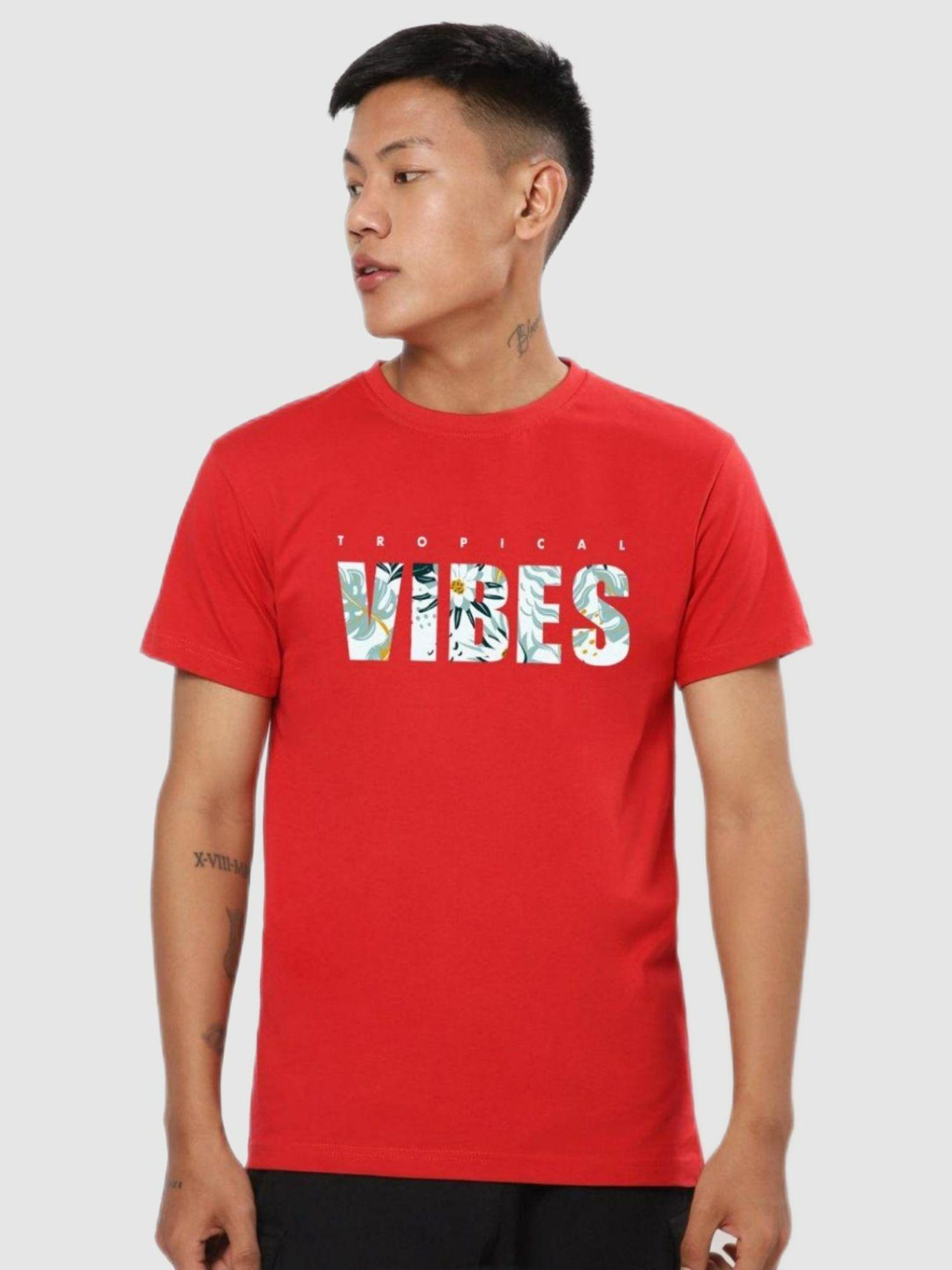 men red graphic t-shirt