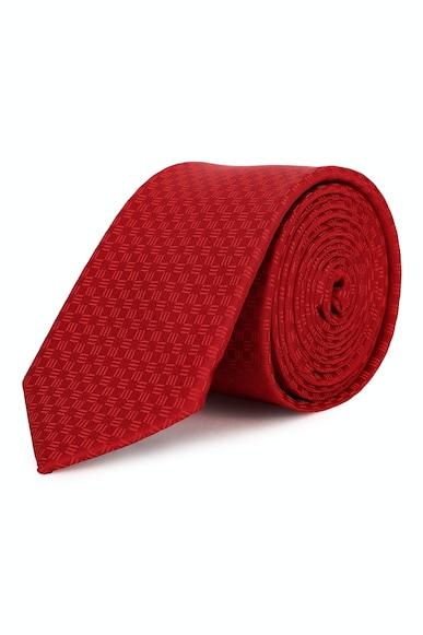 men red print tie