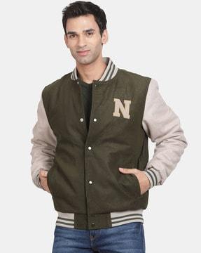 men regular fit bomber jacket