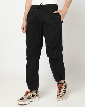 men regular fit cargo joggers