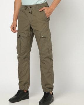 men regular fit cargo pants