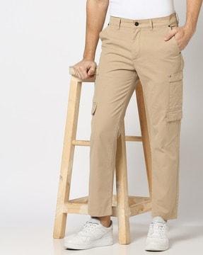 men regular fit cargo pants