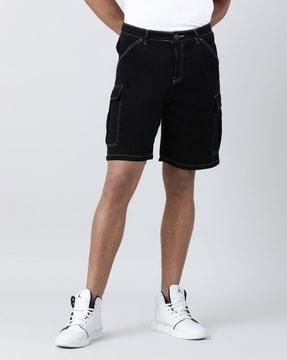 men regular fit cargo shorts