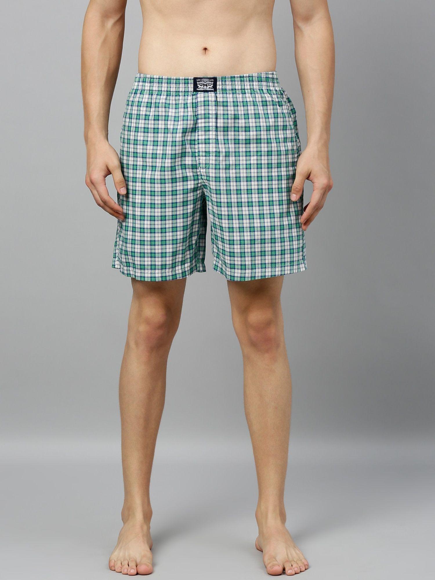 men regular fit checkered boxer shorts multi-color