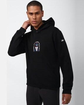 men regular fit cotton hoodie