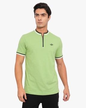 men regular fit cotton polo t-shirt