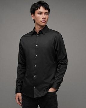 men regular fit cotton shirt