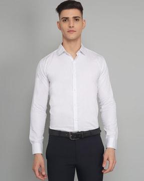 men regular fit cotton shirt