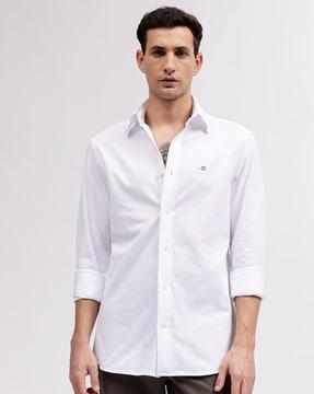 men regular fit cotton shirt