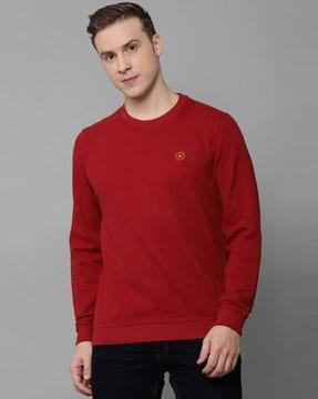 men regular fit crew-neck sweatshirt