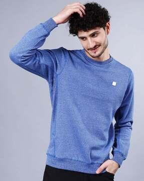 men regular fit crew-neck sweatshirt